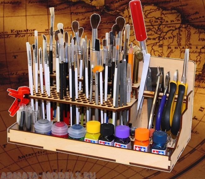 MWP-0010-04 Модуль-органайзер под кисточки и инструмент