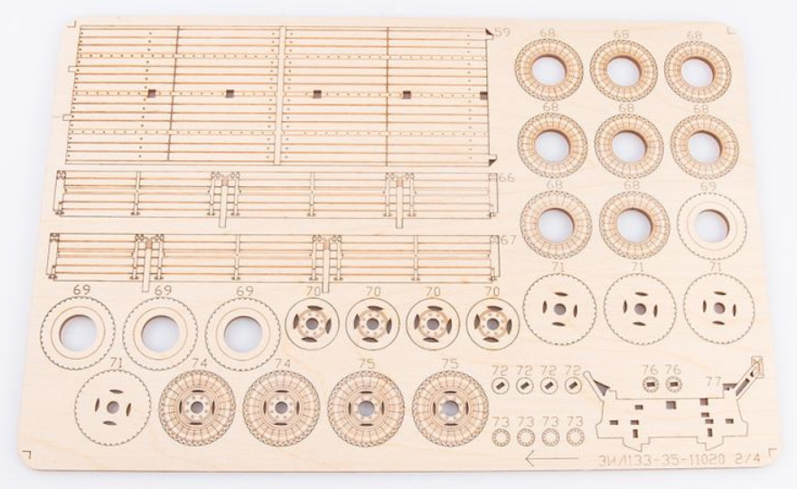 11020BAUMI Сборная модель ЗИЛ-133ГЯ бортовой Baumi