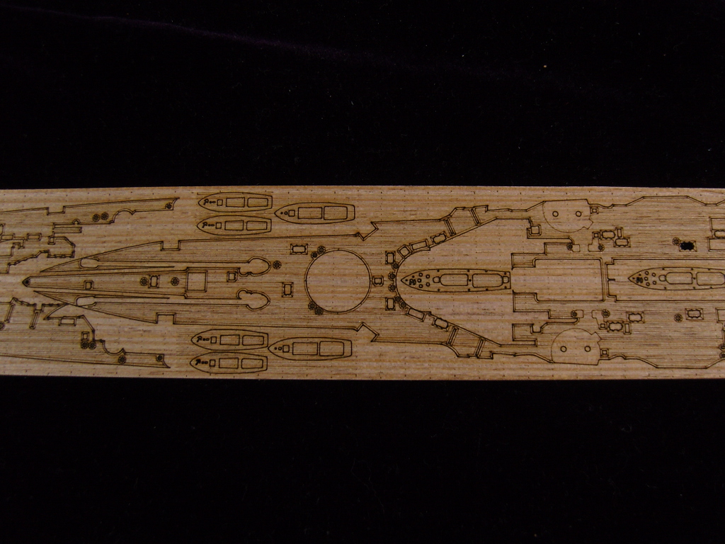 AW20045 Деревянная палуба для IJN Kirishima 1941