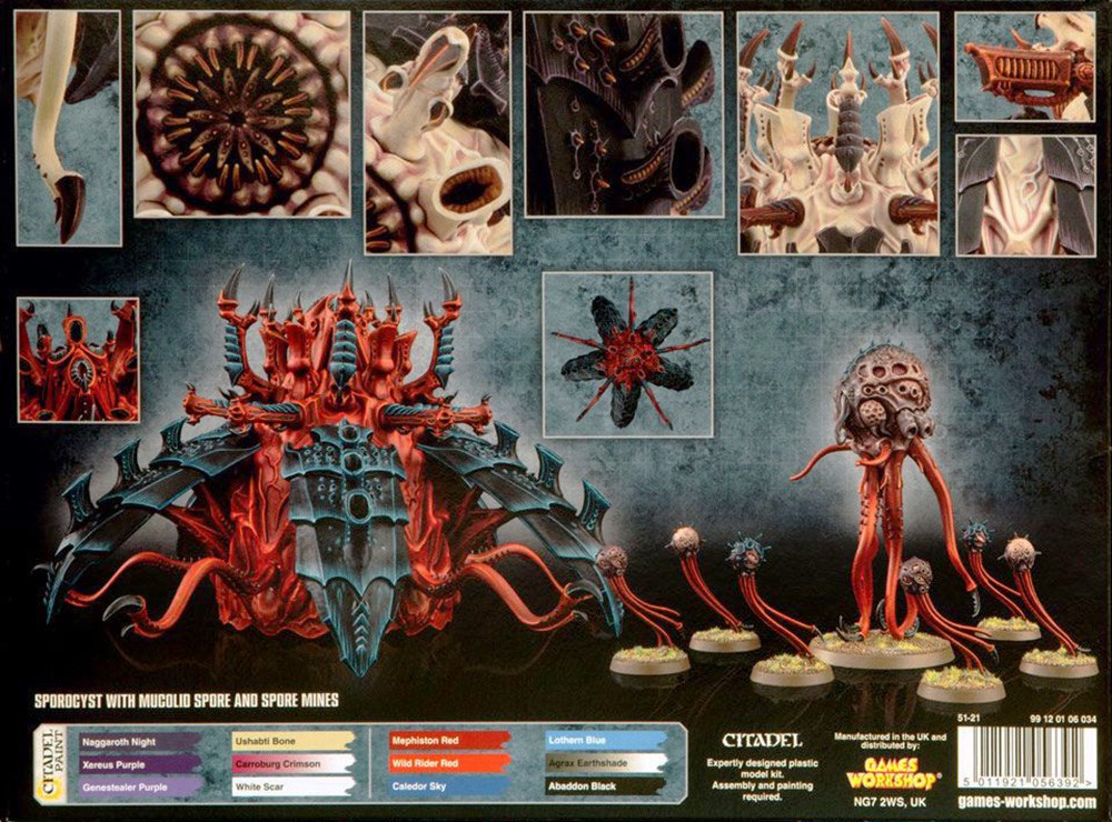 51-21GW Набор Тираниды. Тираноцит (Tyranid Tyrannocyte)