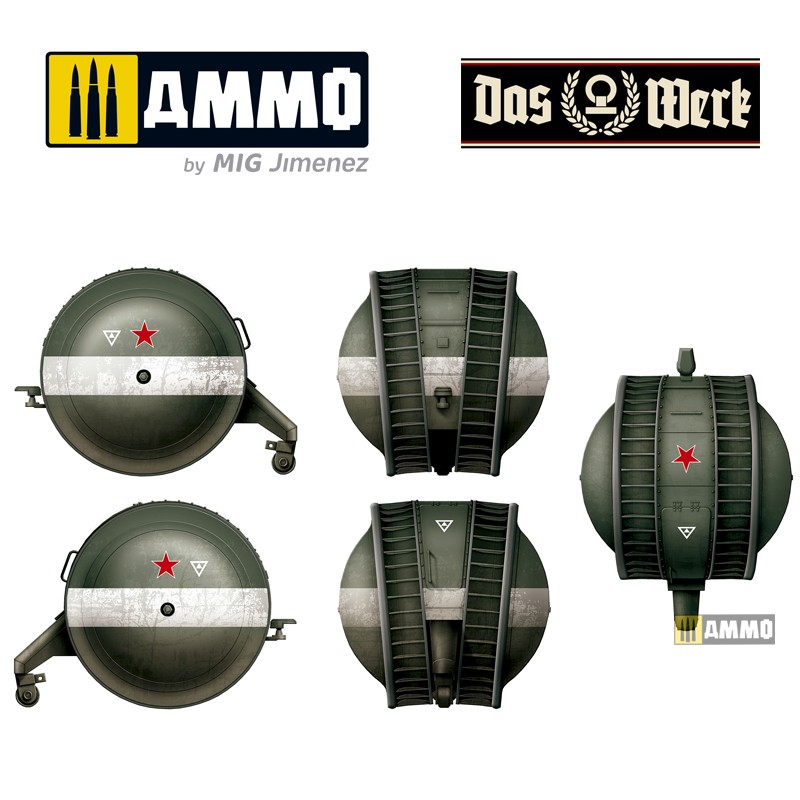 DW35015 Сборная модель German Kugelpanzer Das Werk