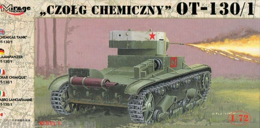72614 Танк Czolg Chemiczny OT-130/1 Mirage Hobby