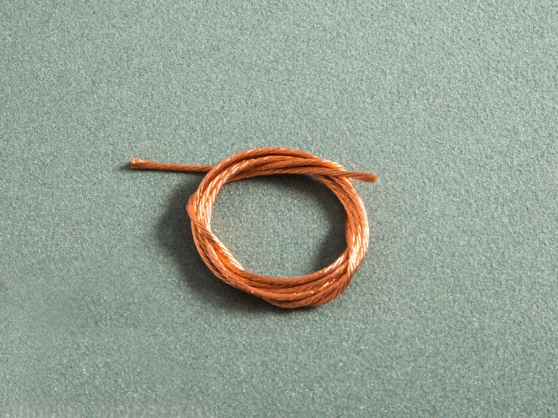 MG-0002 Тросик плетеный медный для бронетехники, 1 мм