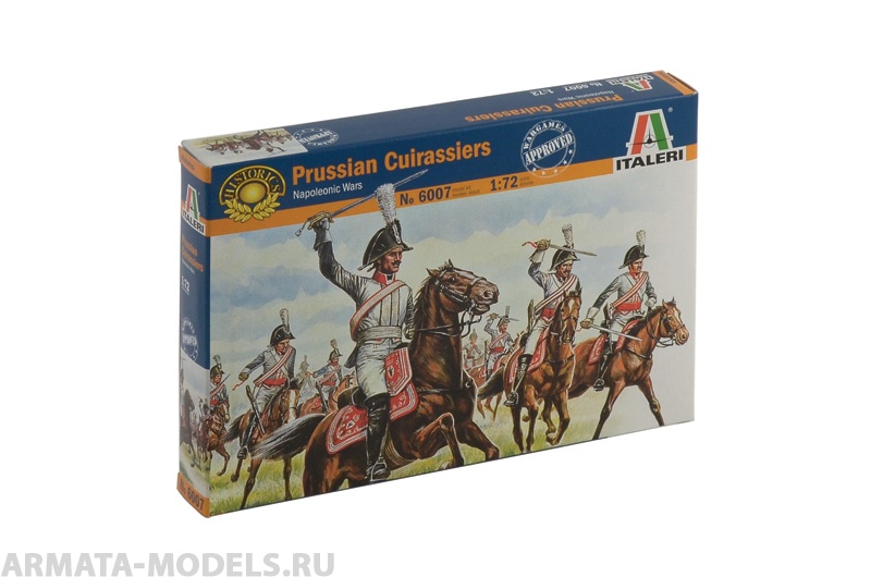 6007ИТ Солдатики Prussian Cuirassiers (Napoleonic Wars) Italeri