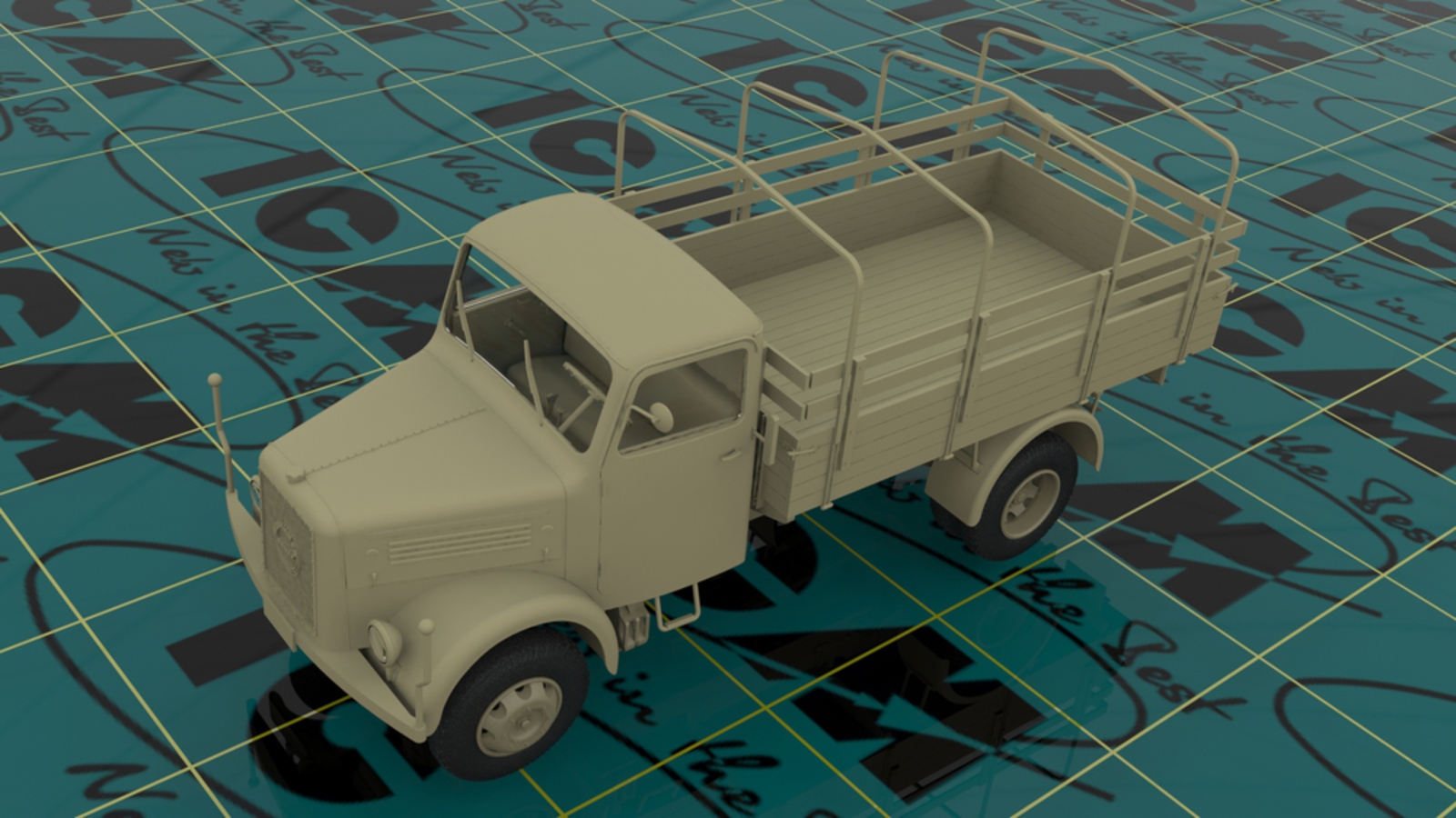 35454 KHD A3000, Германский армейский грузовой автомобиль ІІ МВ ICM