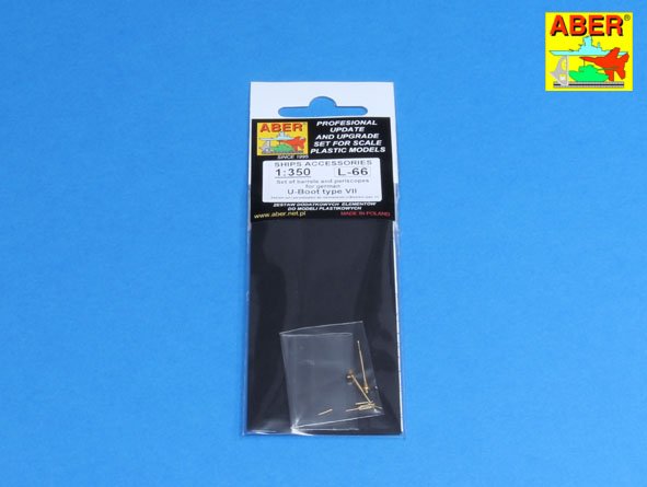 ABR-1:350-L-66  Дополнения для  Set of barrels and periscopes for german U-Boot type VII для  1/350