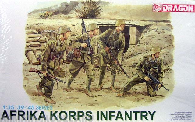 6138Д Солдаты Afrika Korps Infantry Dragon