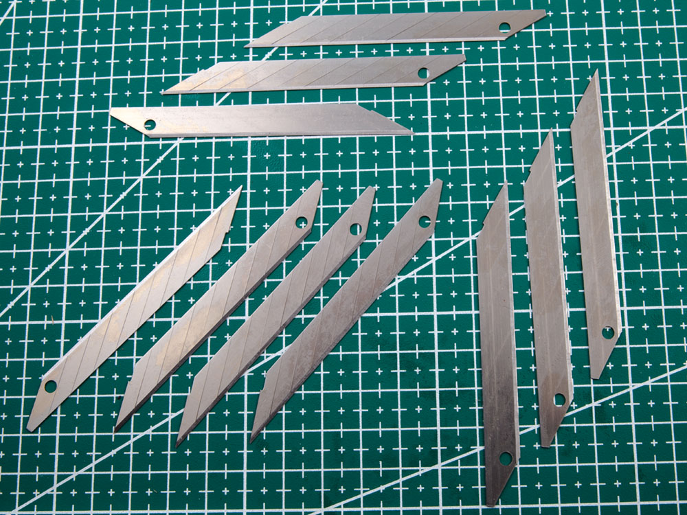 0620MCH Лезвие ножа №5 для графических работ 10 шт