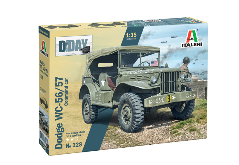 0228ИТ Командирский автомобиль Dodge WC-56/57 Italeri