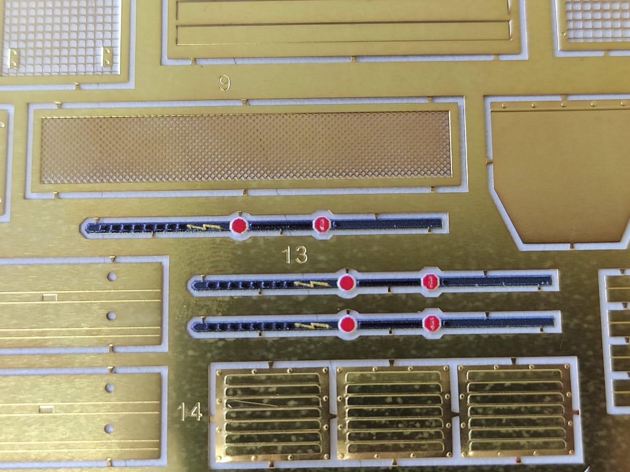 AM3698K Цветное фототравление на Панцирь-С1 для модели от Звезды