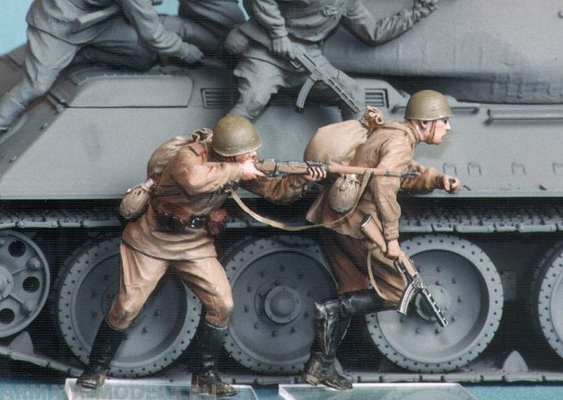 Т-35014 Советская мотопехота VI, лето 1943-45 гг (2) Tank