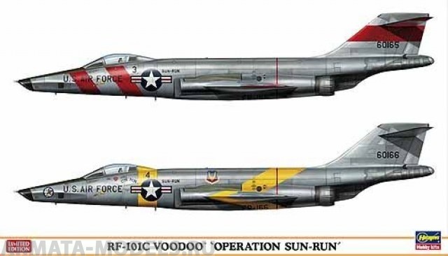 01953 Самолёт RF-101C VooDoo Operation Sun Run Limited Edition Hasegawa