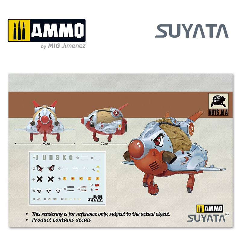 BA001 Сборная модель Mobile Armor - Armored Almond Suyata