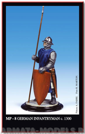 FRIUL-MP-8 Германский пехотинец 1300 г. Friulmodel