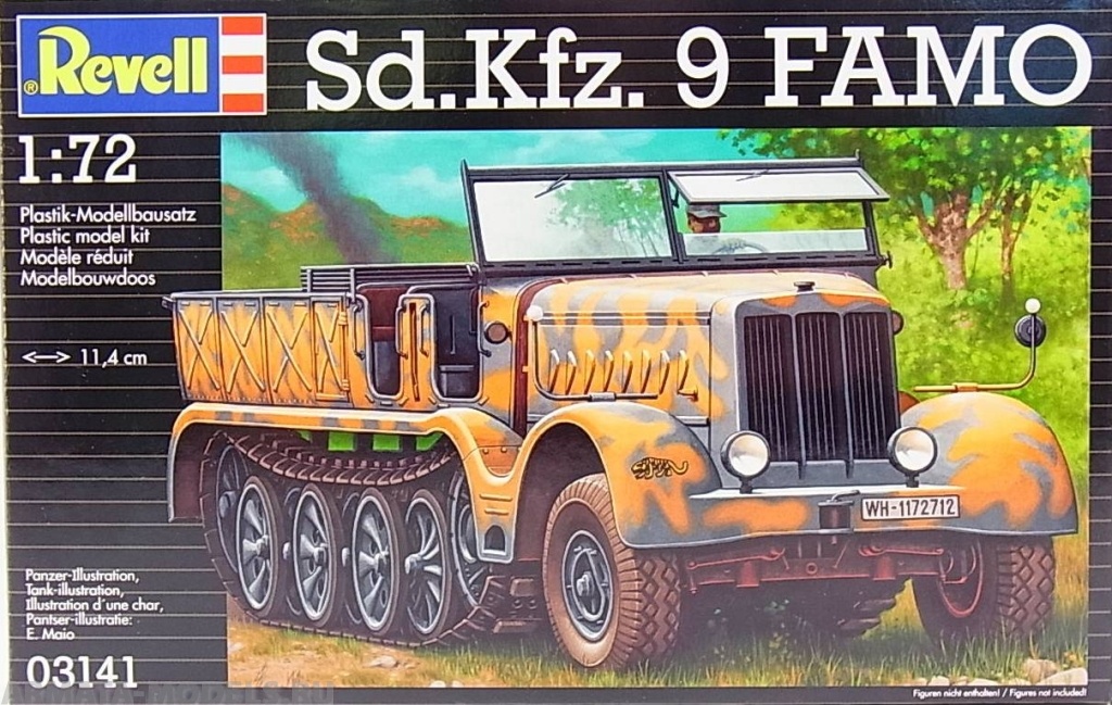 03141 Полугусеничный тягач Sd.Kfz. 9 FAMO Revell