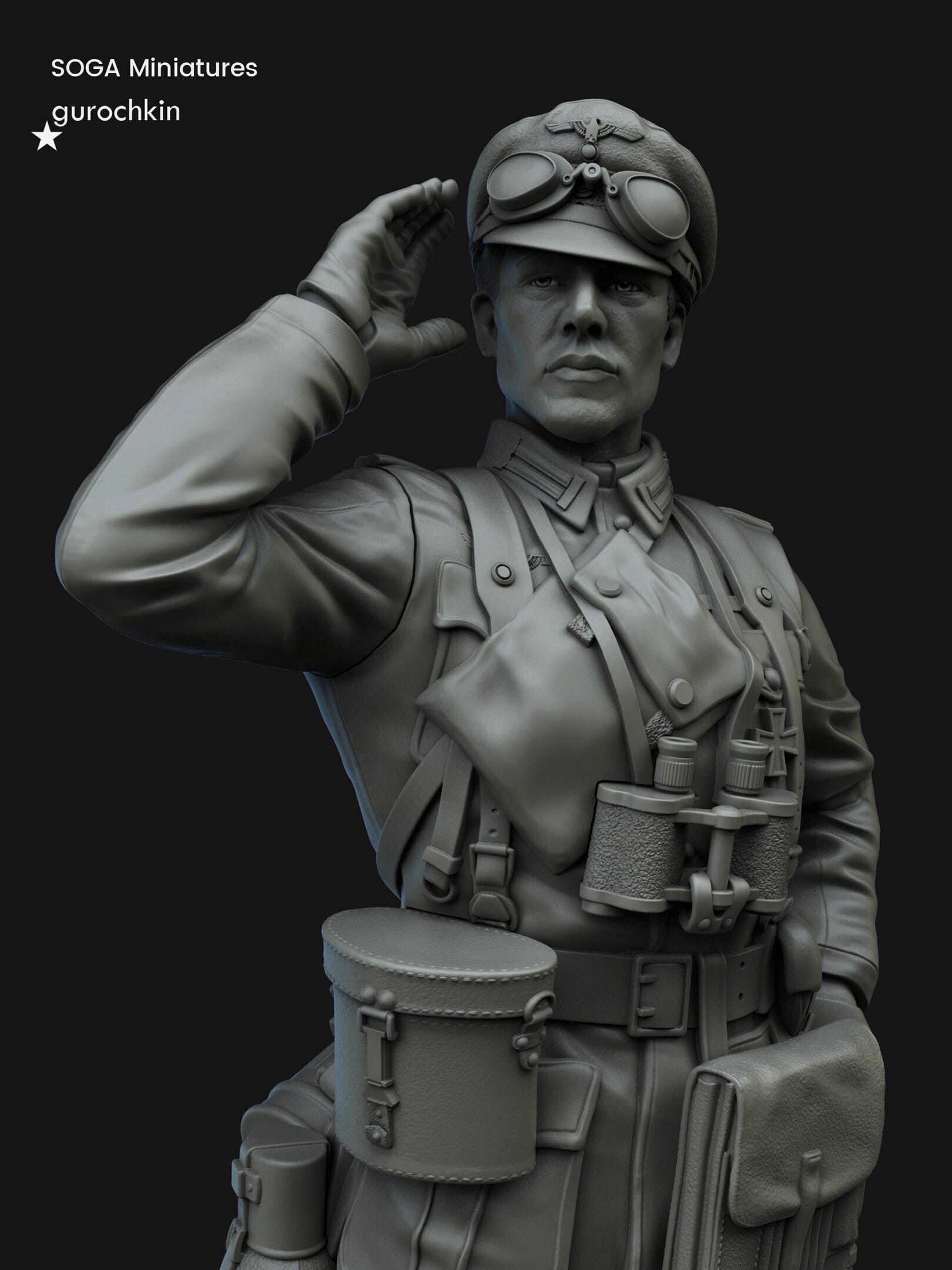 3008SOGA Лейтенант пехоты Вермахта. 1939-41г. SOGA Miniatures