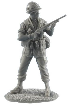 FL35046 US 25th Infantry Division Standing with Ithaca 37 Shotgun First Legion