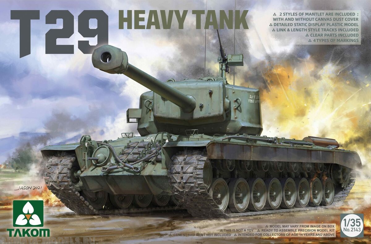 2143T U.S. Heavy Tank T29 Takom