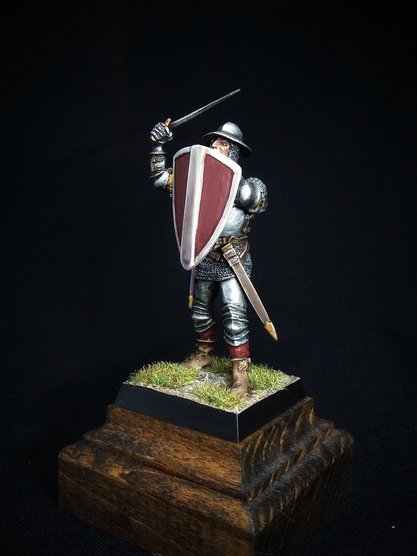 206ТБ ВИМ, пеший генуэзец с мечом, 54 мм Три Богатыря