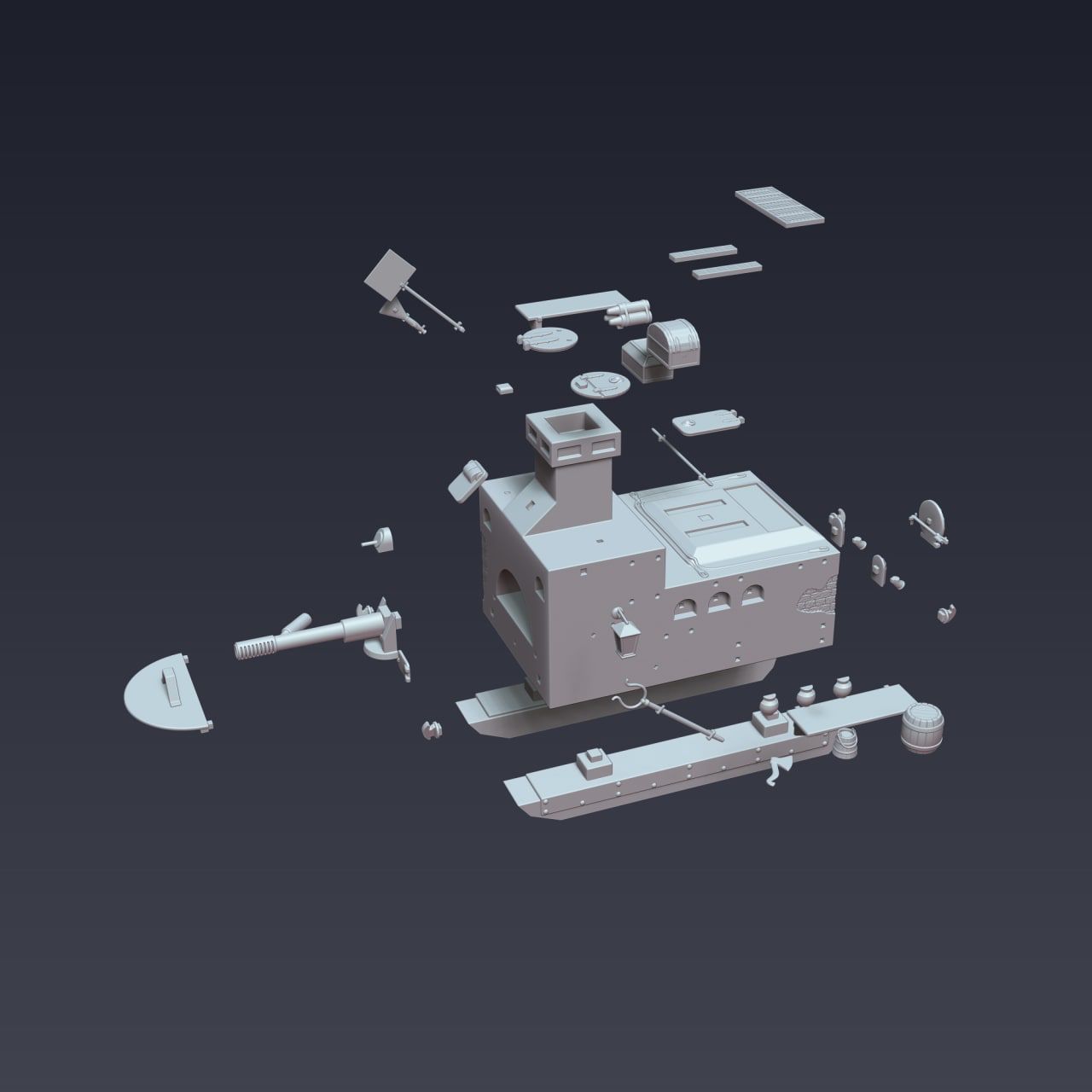 MM72003 Боевая печка БП-1 версия 2 Мастерская Мажор Моделс