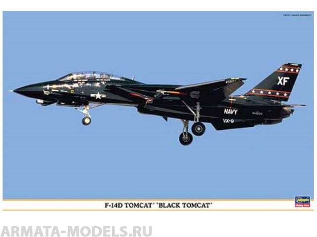 09867 Самолет F-14D Black Tomcat Hasegawa