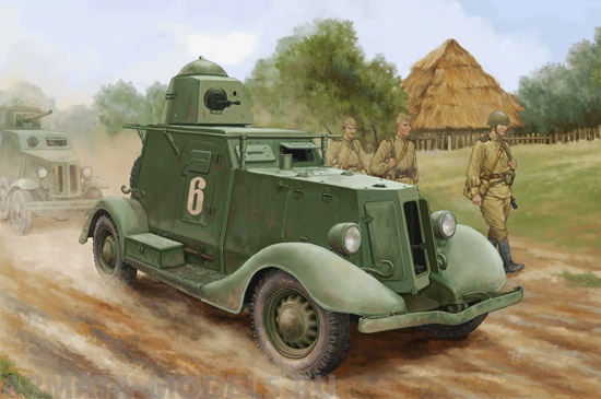 83882 Бронеавтомобиль Soviet BA-20 Armored Car Mod.1937 1/35 Hobby Boss