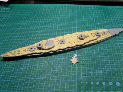 AW20005 Деревянная палуба для IJN Yamashiro