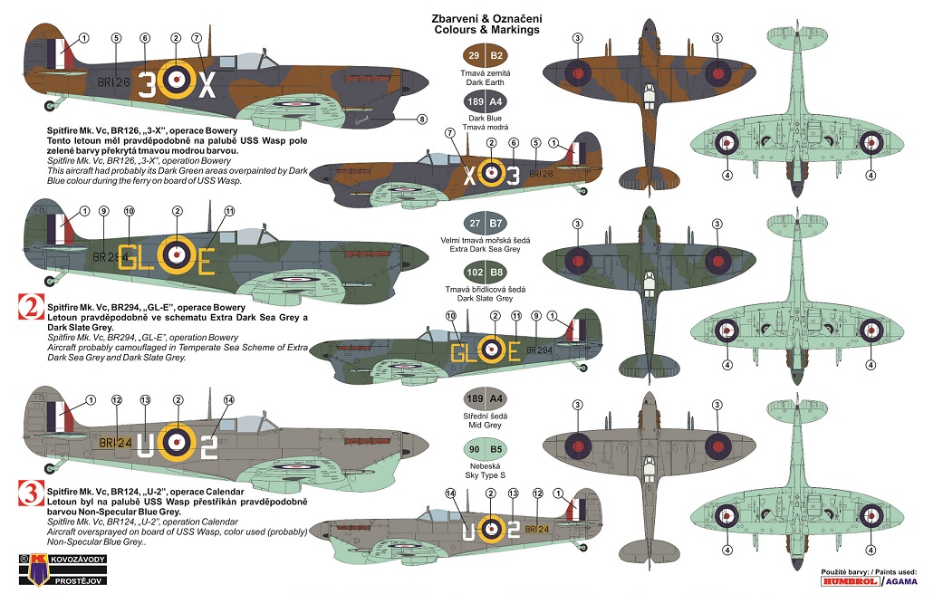 KPM0121 Spitfire Mk.VC Malta KP Models