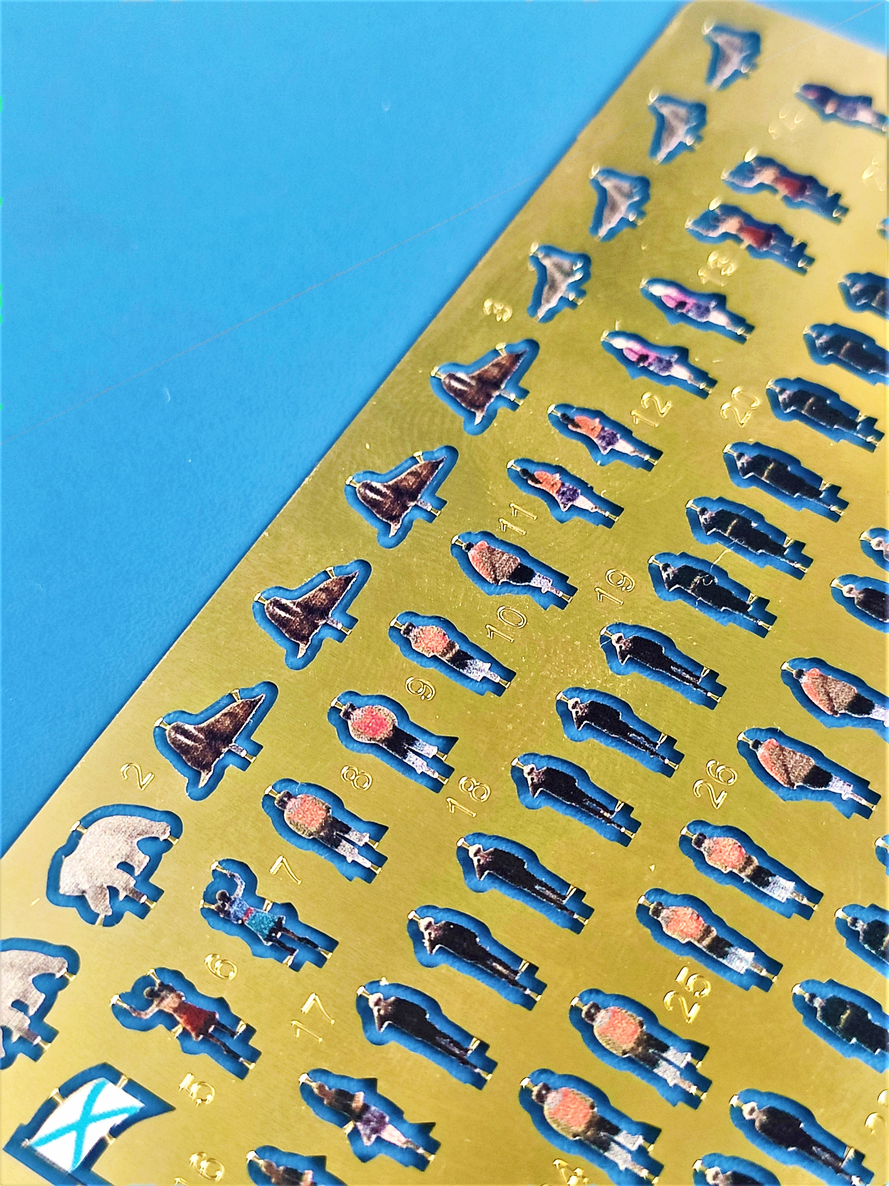 AM35001K Цветное фототравление Набор фигур. Флот (Не для свободной продажи)