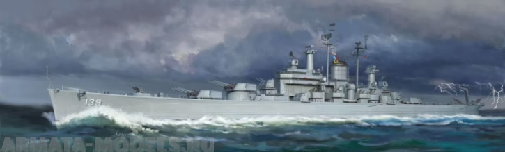 VF350919 USS Salem Very Fire