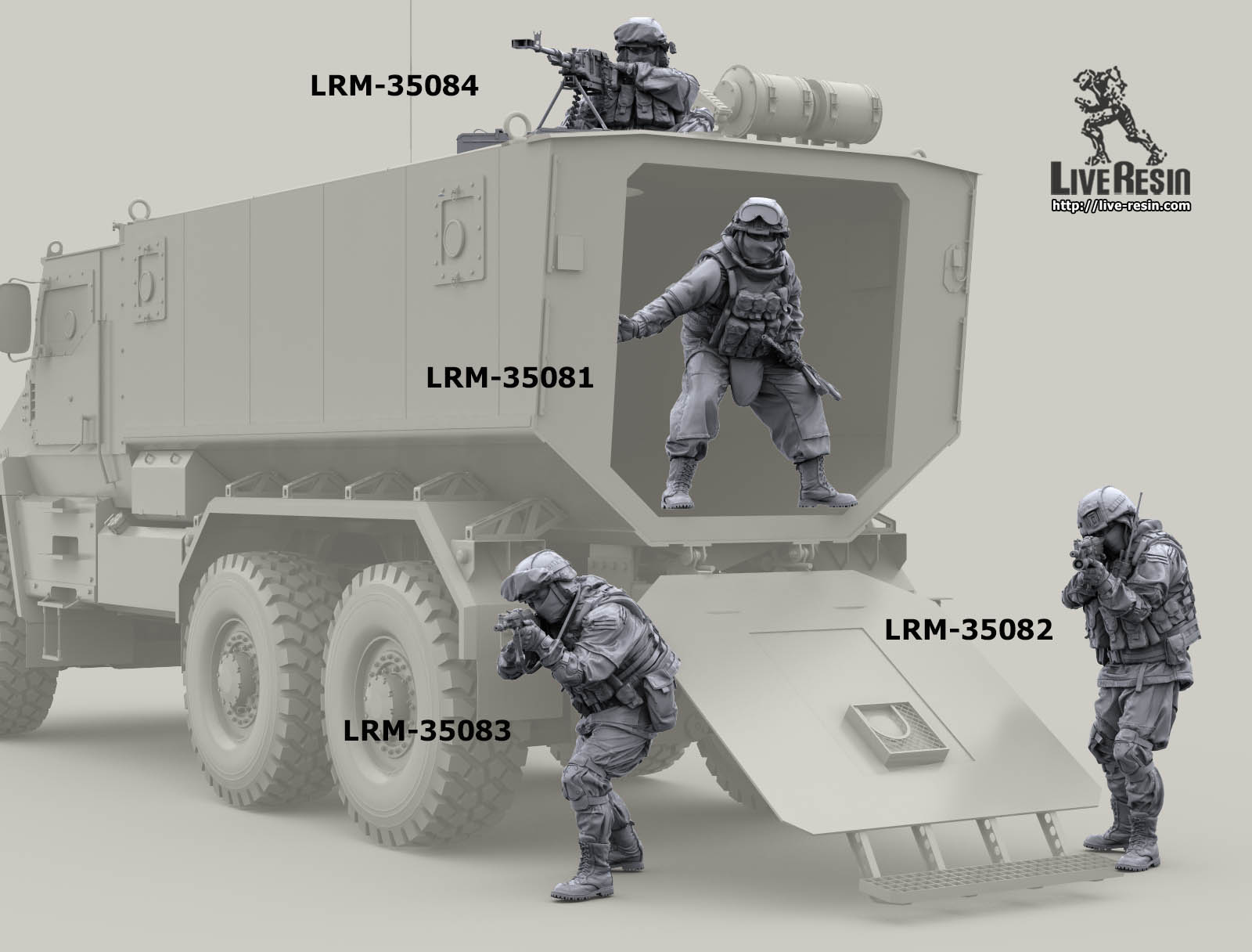 LRM35081 Современный солдат Российской Армии - Стрелок - 26 Live Resin