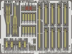 49037 Фототравление для ACH-47A Chinook seatbelts (ремни на кресла) для модели Italeri