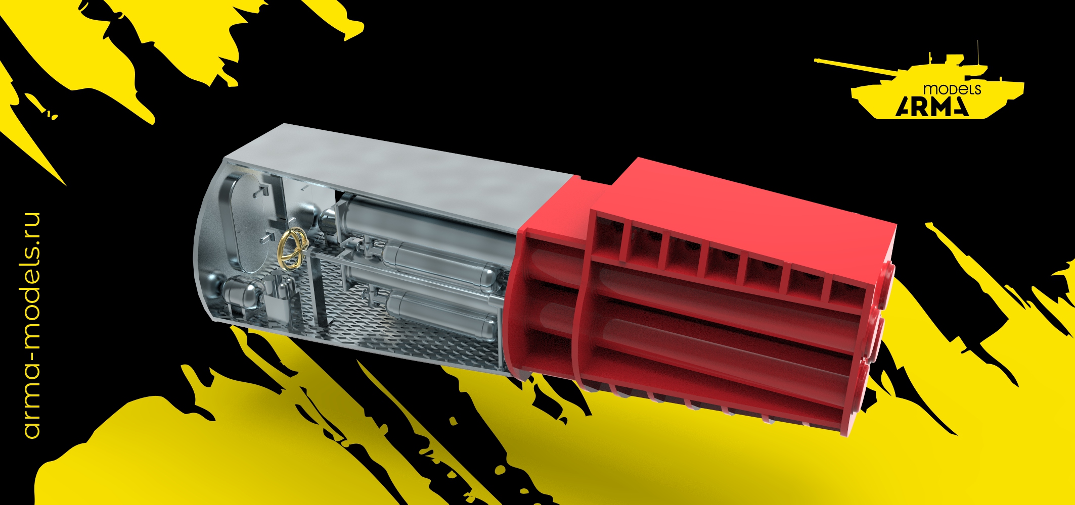 AM14434 Интерьер носового торпедного отсека "Щуки", 1/144