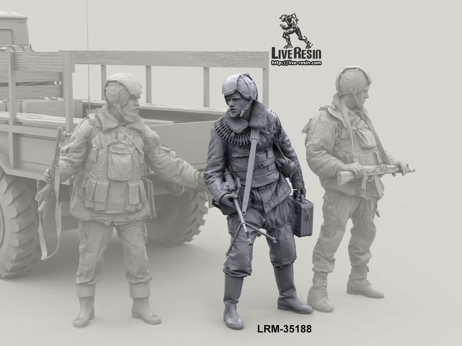 LRM35188 Военнослужащие ВВ, готовятся к атаке - 2 Live Resin