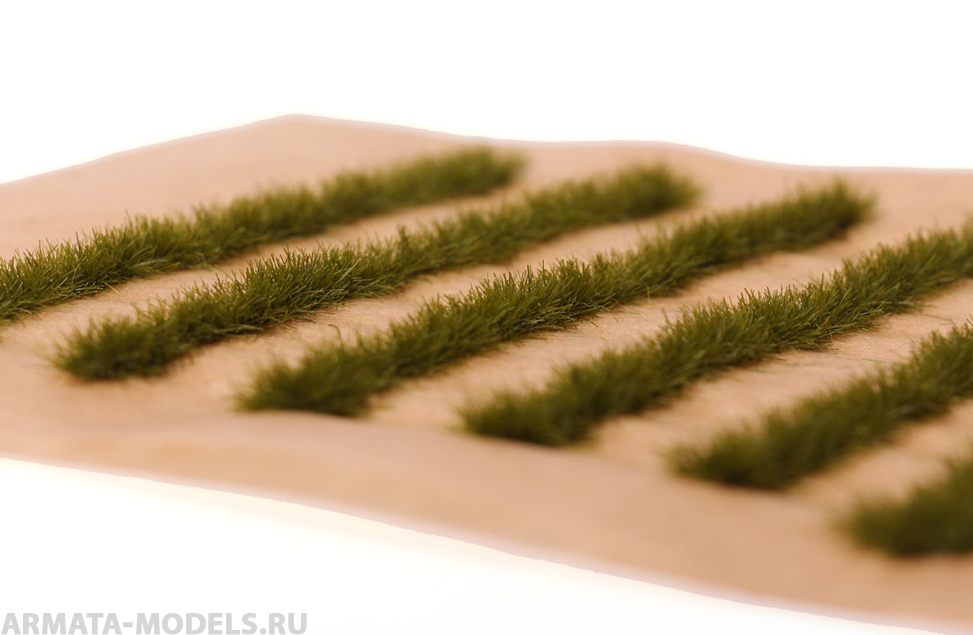 080trf054 Полосы травы для макета. Лесная трава.