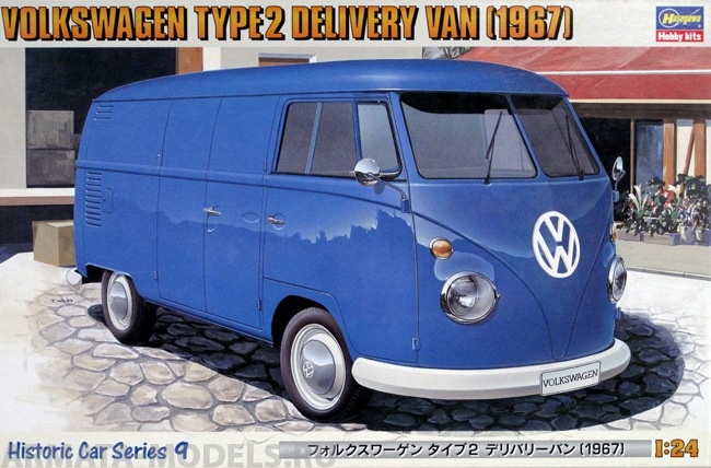 21209 Авто Volkswagen Delivery 1967 Hasegawa