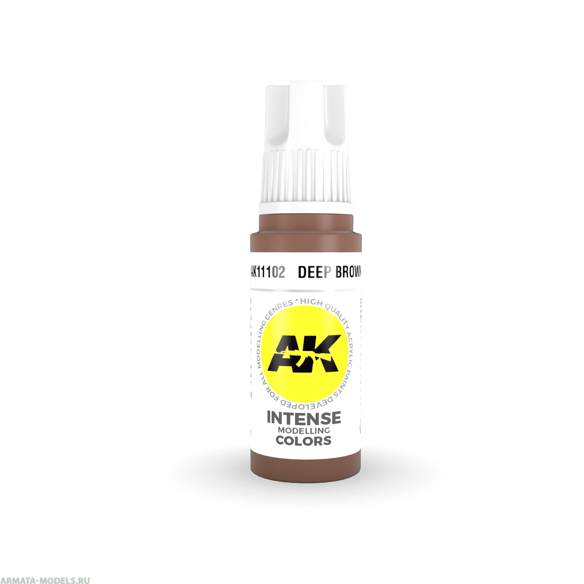 AK11102 Краска акриловая Deep Brown 17ml