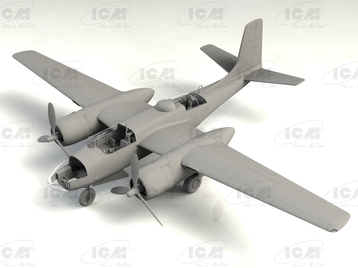 48283 A-26С-15 Invader, Американский бомбардировщик II МВ ICM