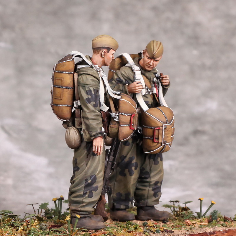 3108SOGA Расчёт ручного пулемёта ДП-27 ВДВ РККА. 1941 г. SOGA Miniatures