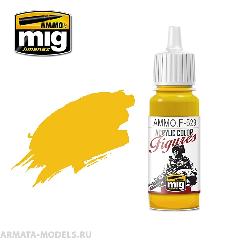 AMMOF529 Ammo Mig Краска акриловая PURE YELLOW