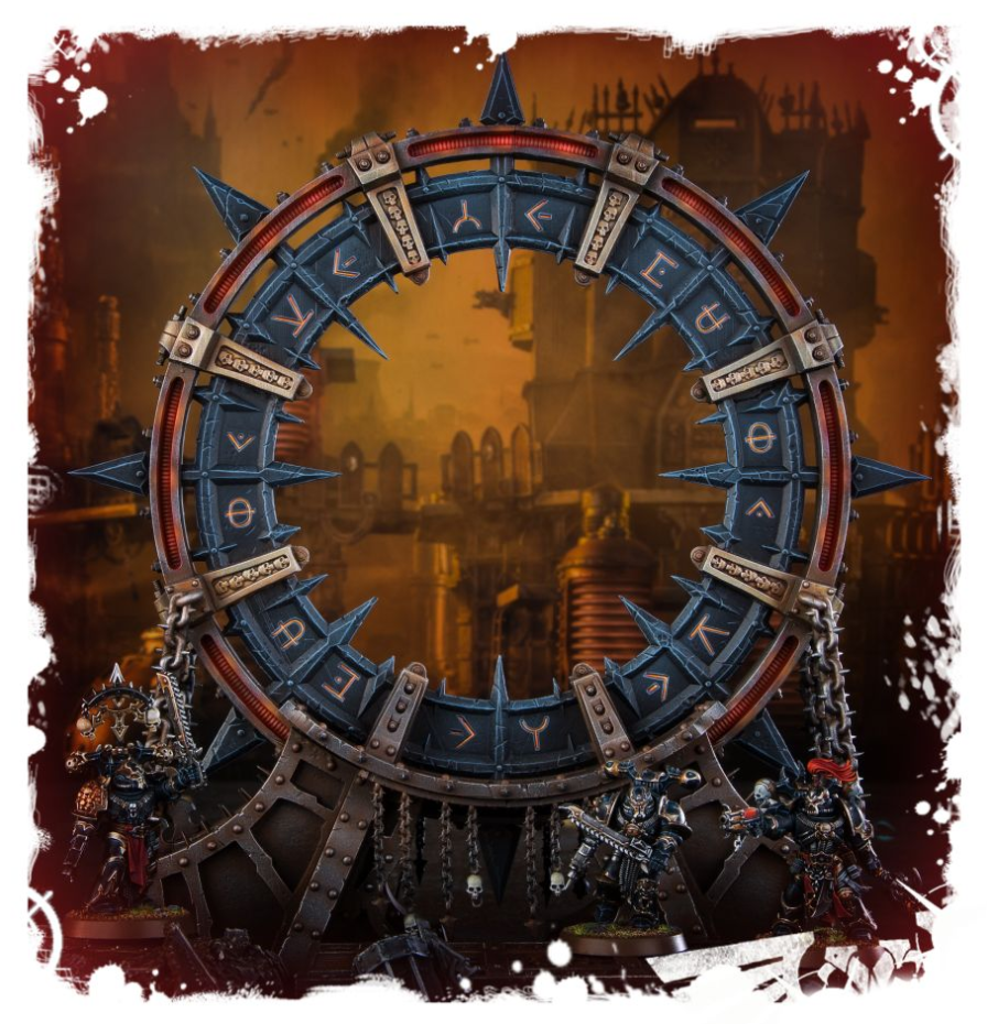 43-70GW Набор игрового ландшафта Космодесант Хаоса. Ноктилитская Корона (Chaos Space Marines Noctilith Crown)