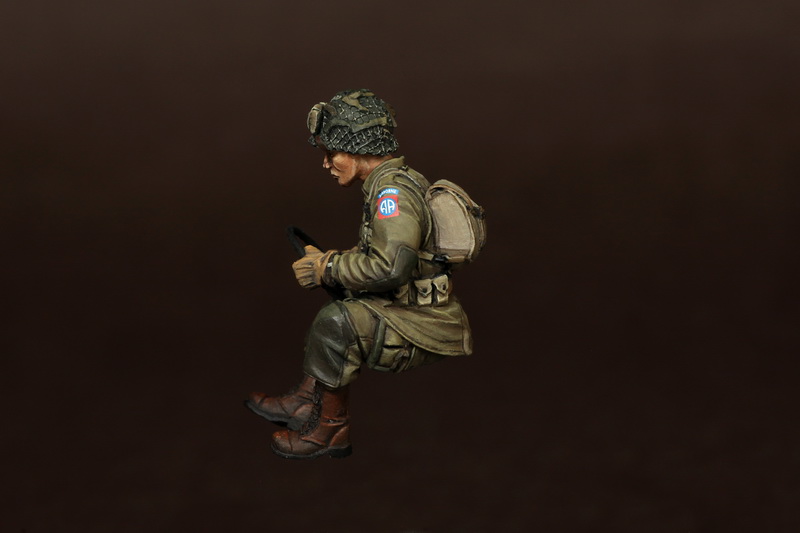 35117SOGA U.S. Army Airborne driver for jeep. Normandy, 1944. SOGA Miniatures
