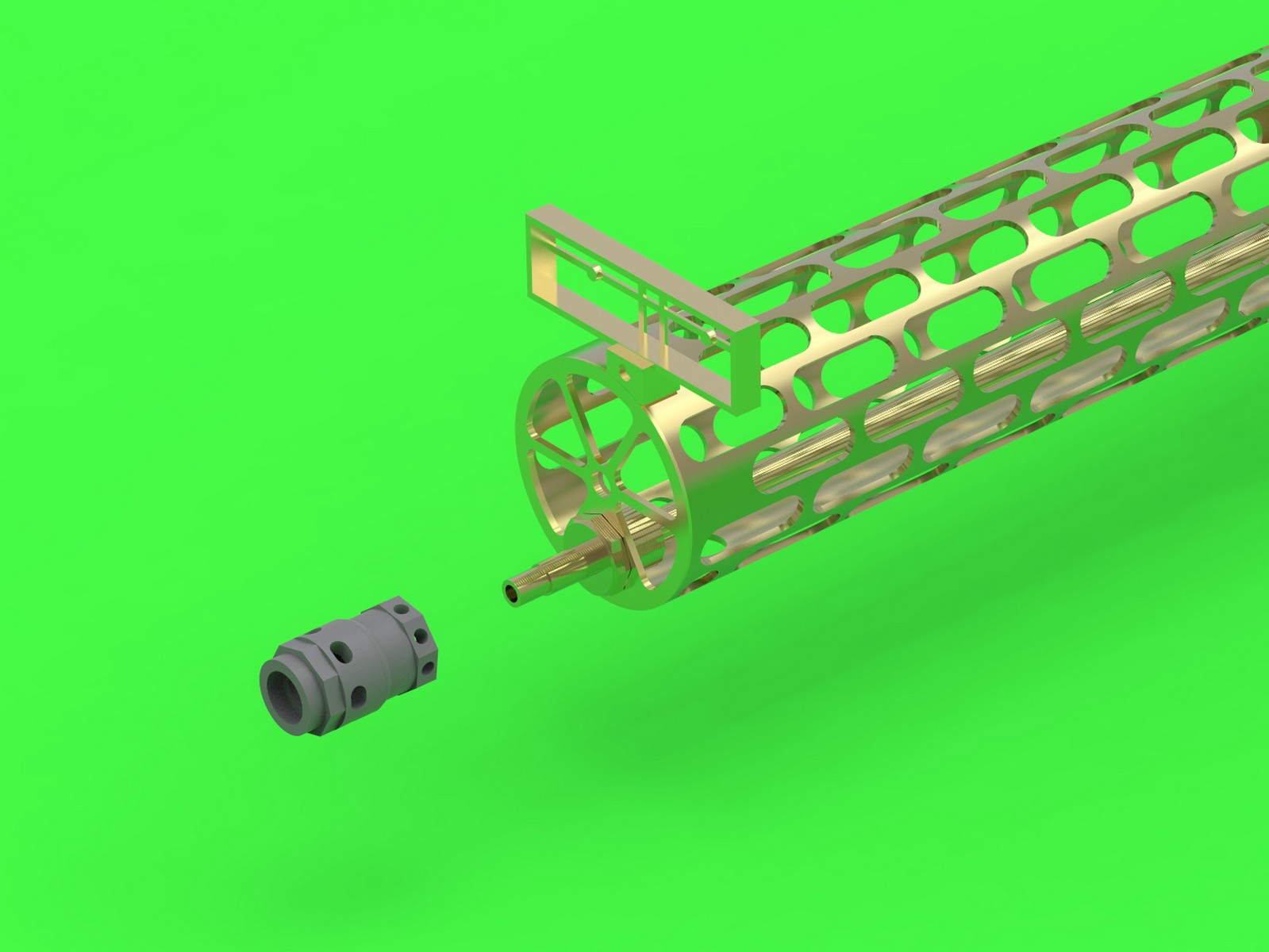 AM-32-103 Немецкий пулемет Первой мировой войны Spandau LMG 08 (1шт) - с рубашкой охлаждения версии 2