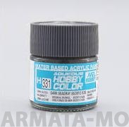 H331  Краска водоразбавляемая художественная т.м. MR.HOBBY  10мл  DARK SEAGRAY