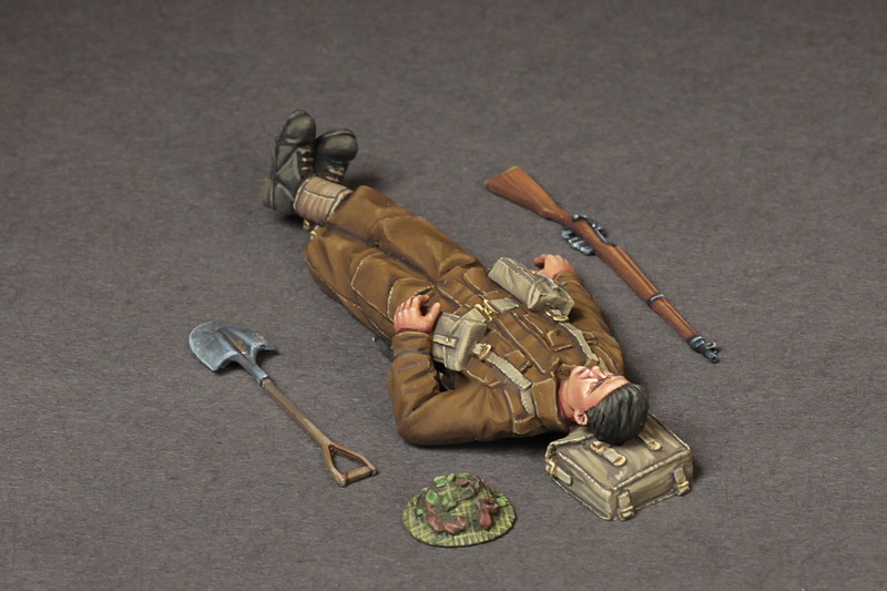 35135SOGA British infantryman at rest. SOGA Miniatures