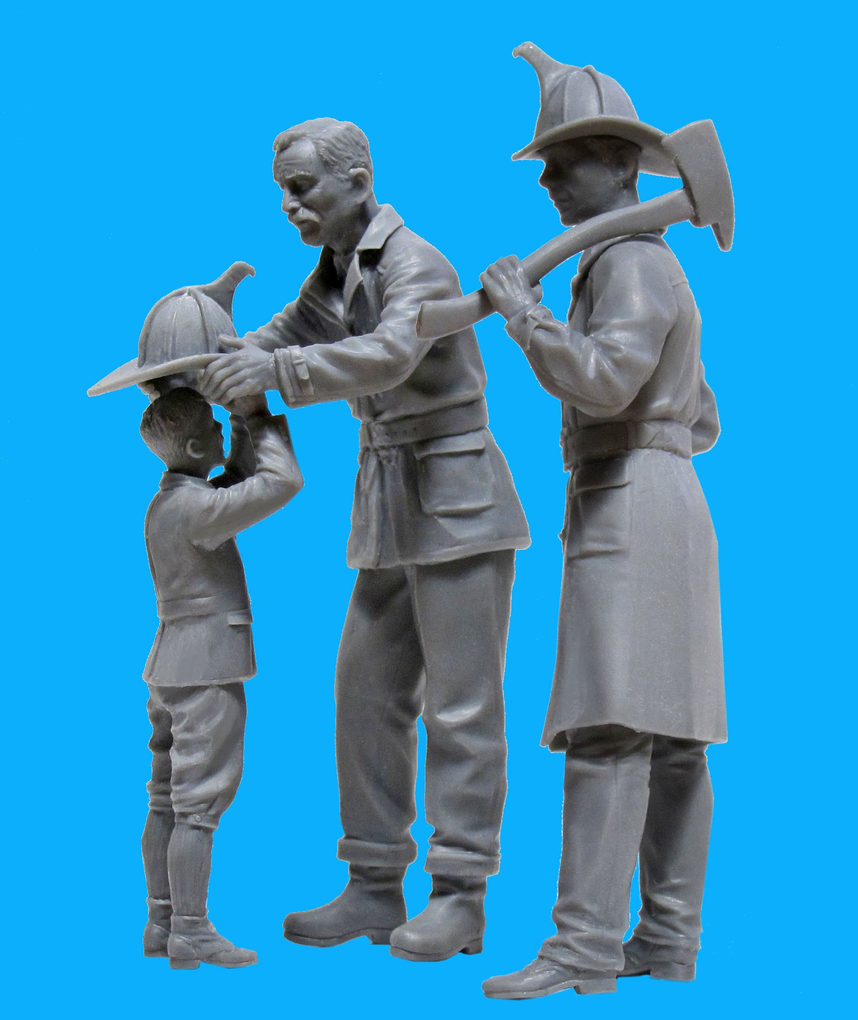 24005 Фигуры, Американские пожарные (1910-е г.г.) ICM