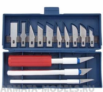 4004J Набор ножей с цанговым зажимом, 13 предметов