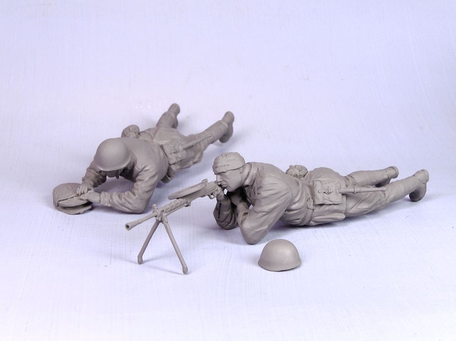 T35112 Советский расчет пулемета Дегтярев (2) Tank