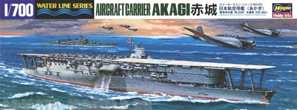49201 Авианосец ВМС AKAGI Hasegawa