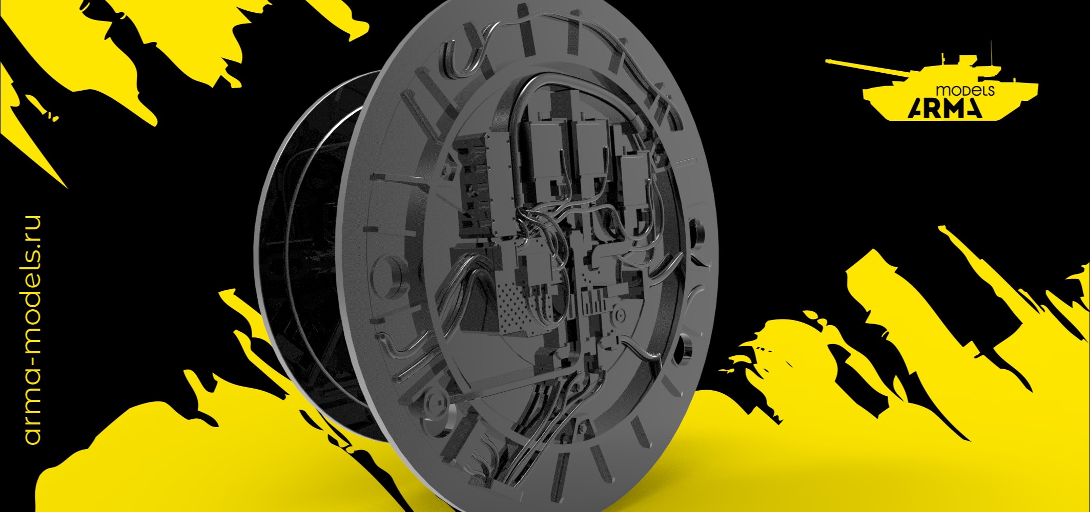 AM4904 Ультрадетализированная бортовая РЛС Су-27 Neo, 1/48 